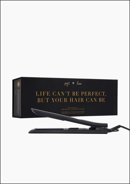 Ion Fusion 2.0 Pro Digital Titanium Styler Black