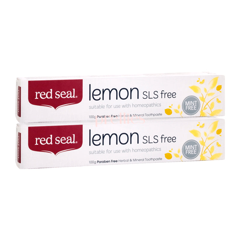 Red Seal Natural SLS free Toothpaste (Lemon) 100g x2pcs