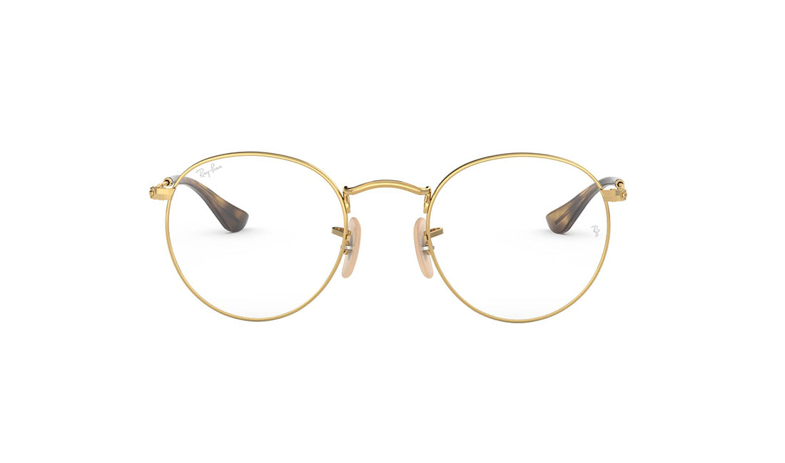 Frames Rayban 0RX3447V Black, Frames, Gold, Grey, Havana, Mens, Metal, Prescription, Rayban, Round, Small