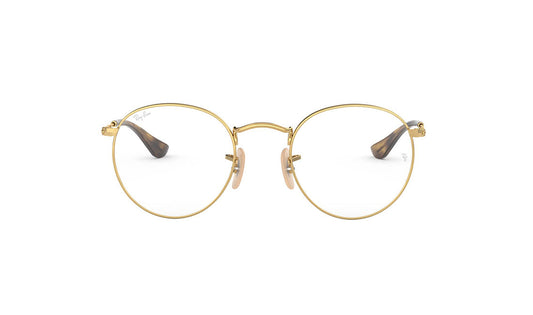 Frames Rayban 0RX3447V Black, Frames, Gold, Grey, Havana, Mens, Metal, Prescription, Rayban, Round, Small