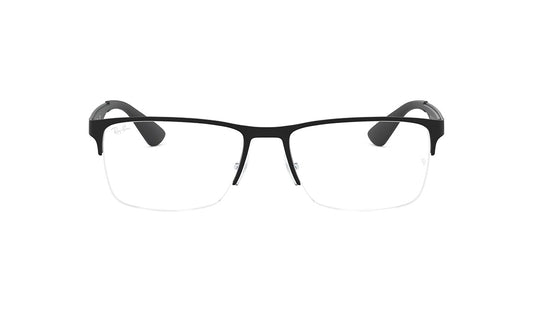 Frames Rayban 0RX6335 Black, Frames, Grey, Large, Medium, Mens, Metal, Prescription, Rayban, Rectangle