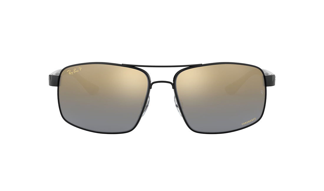 Sunglasses Rayban 3604CH (Polarized) Black, Grey, Large, Mens, Metal, Polarized, Prescription, Rayban, Rectangle, Sunglasses