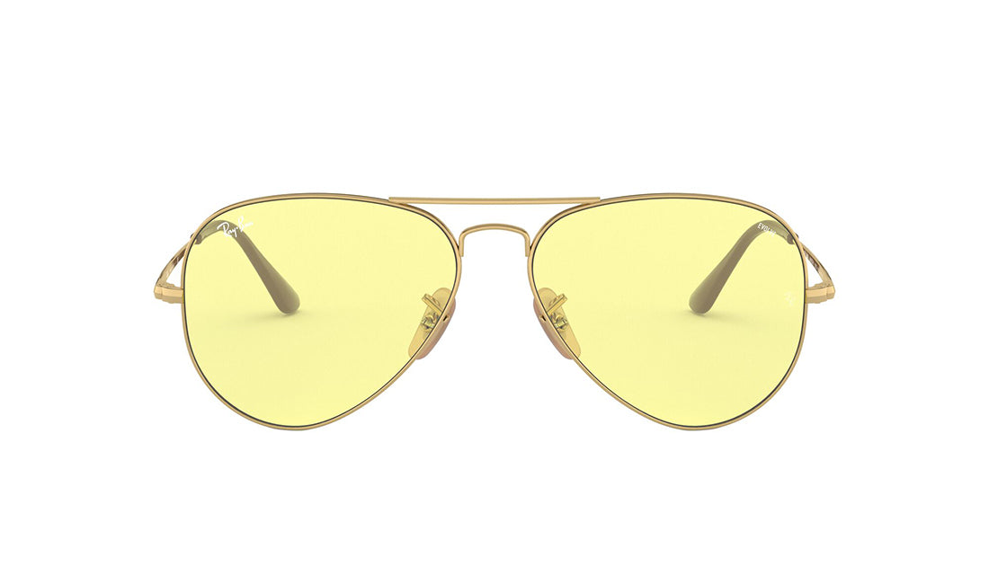 Sunglasses Rayban 3689 (Photochromic) Aviator, Gold, Medium, Mens, Metal, Photochromic, Prescription, Rayban, Small, Sunglasses