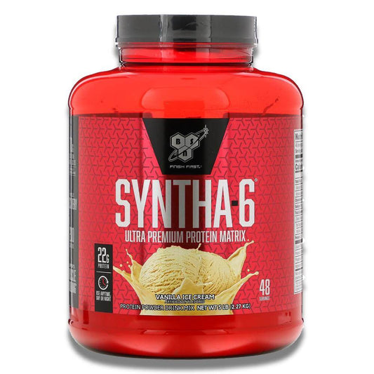 BSN - Syntha-6, Ultra Premium Protein Matrix, Vanilla Ice Cream - 5 Lb