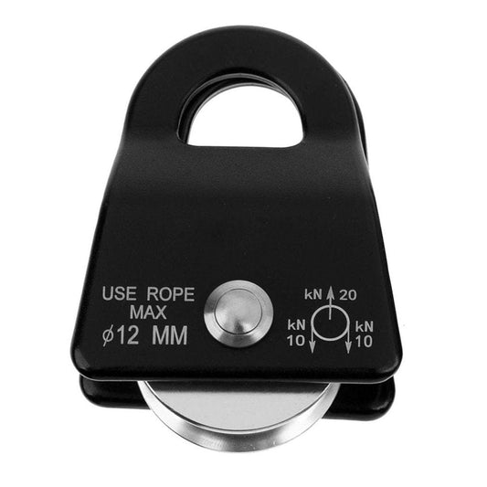 Alloy Rock Tree Climbing Side Swing Pulley 20KN Mountaineering Arborist Equipment Hardware Outdoor Block Accessory