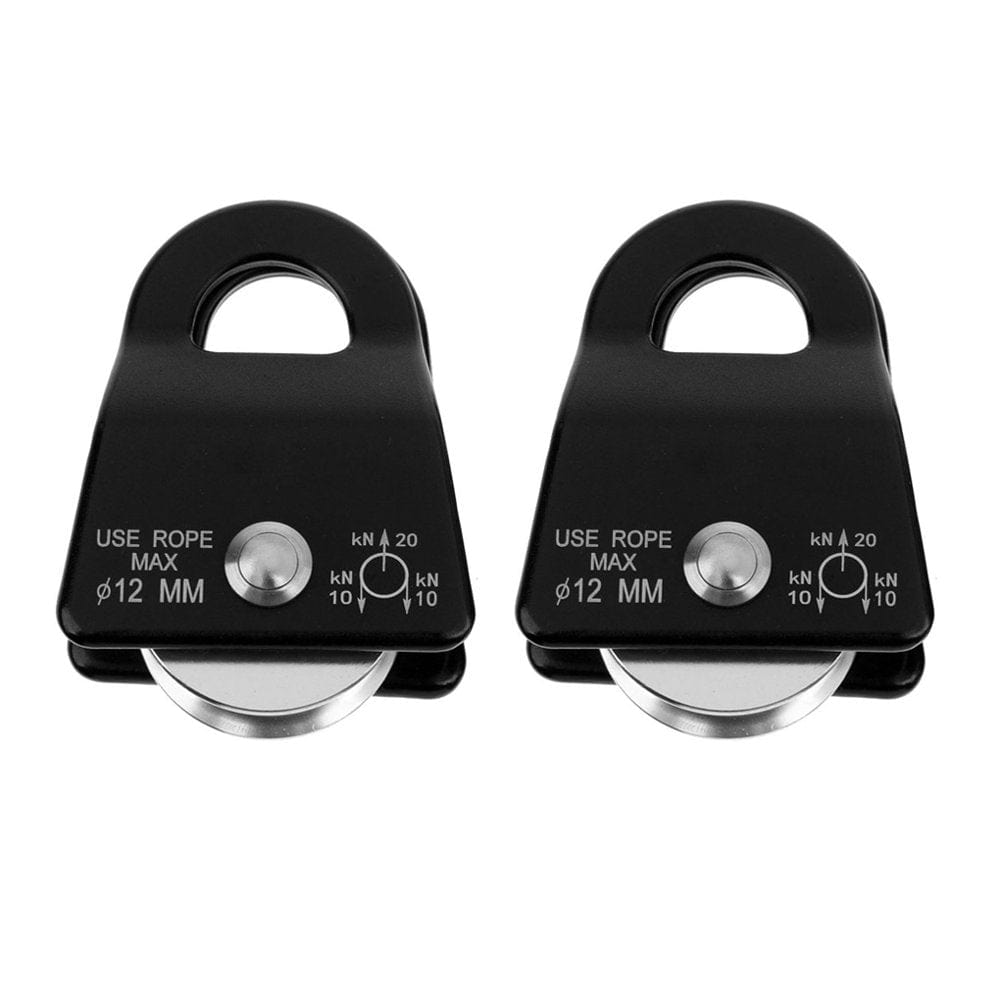 Alloy Rock Tree Climbing Side Swing Pulley 20KN Mountaineering Arborist Equipment Hardware Outdoor Block Accessory