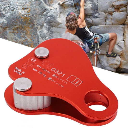 Anti-Fall Rope Grab, Climbing Rope Grab, for Outdoor Climbing Mountaineering Climbing Rope Grab