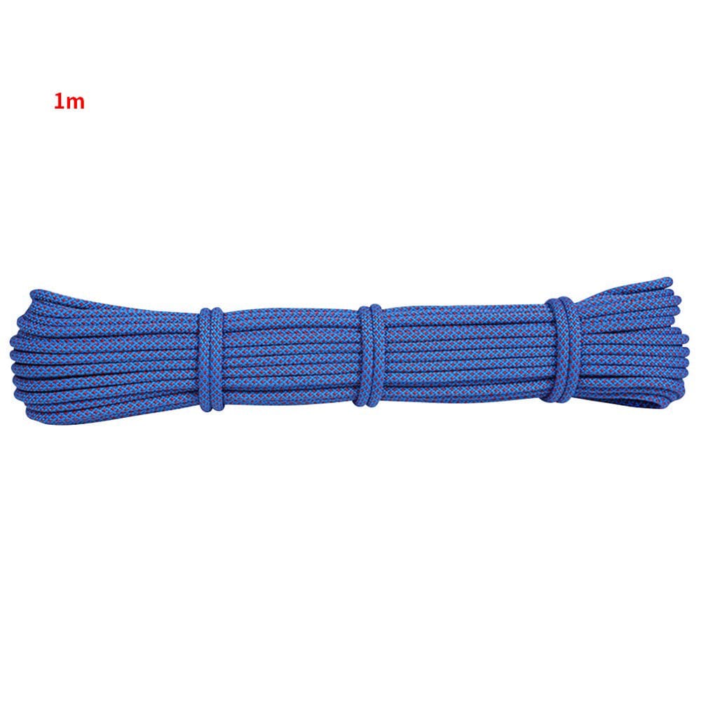 "Asuda Outdoor Climbing Rope Portable 6Mm Non- for Slip Downhill Rope Outdoor Activity Survival Accessory, 1M, Blue"