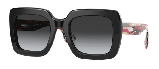 burberry be4284 plastic acetate prescription optical sunglasses luxury brand eyewear glasses england london made in italy female ladies women bold fashionable thick square classic 3803t3 polarized grey black red havana