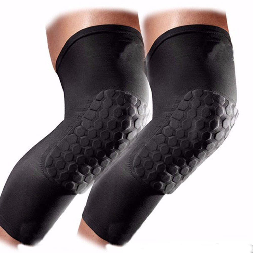 CFR Knee Support Long Knee Pad Honeycomb Crashproof Basketball Protective Pads Leg Knee Long Sleeves Pair