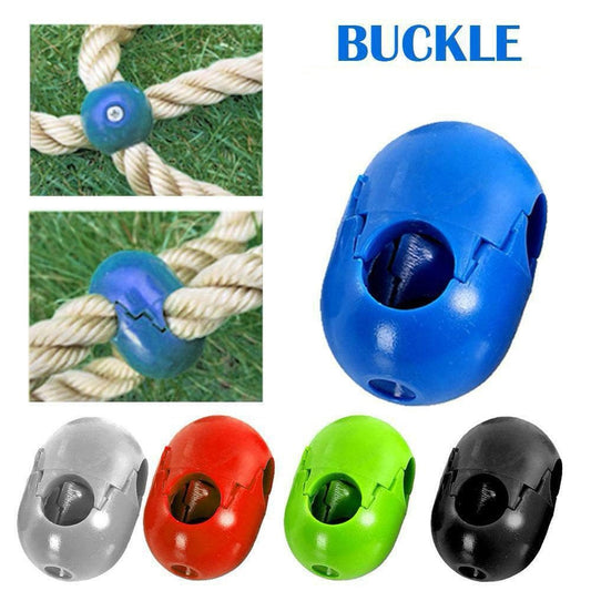 Cheers.Us 5Pcs Kids Climbing Rope Net Plastic Buckle Connector Outdoor Swing Accessories,Easy to Use, Durable, Climbing Rope Accessories