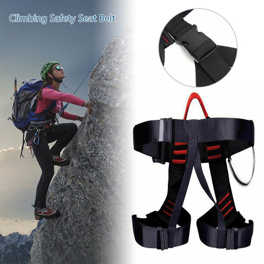 Climbing Harnesses Protect Waist Safety Harness Safe Seat Belt Wider Half Body Harness for Rock Climbing Tree Climbing Fire Rescue Expanding Training Rappelling,By TWSOUL