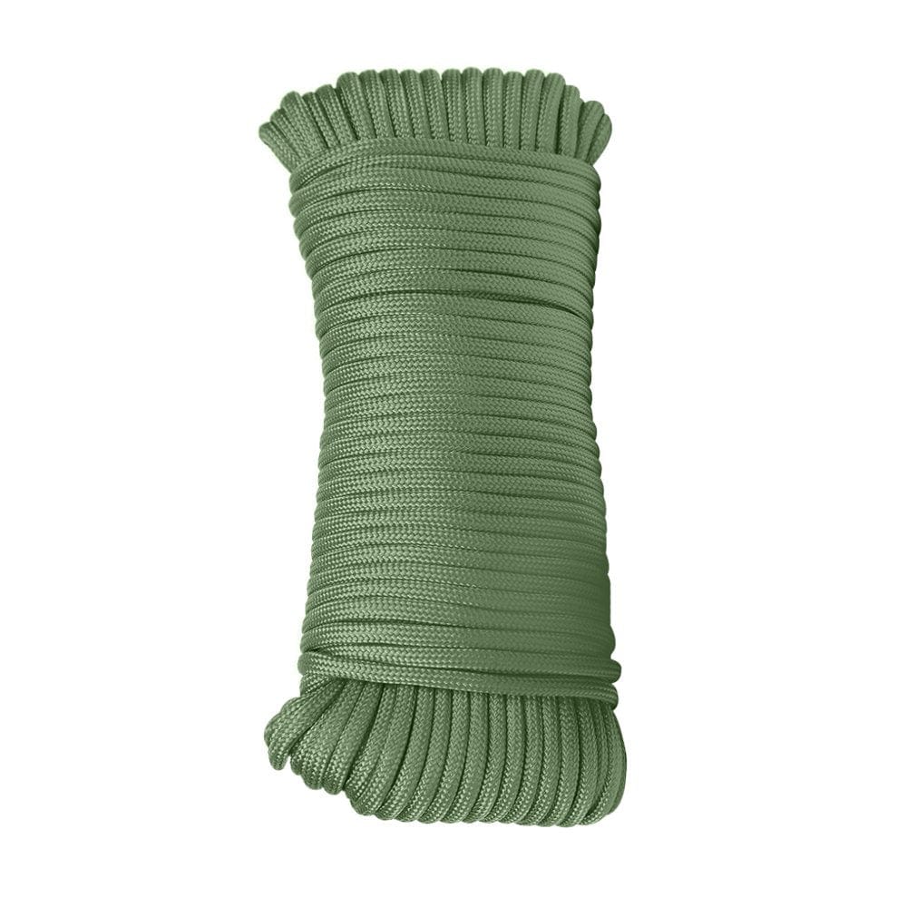 Climbing Rope 4Mm Flexible 9-Core Survival Strap Non-Slip Portable Outdoor Hiking Rope, Black