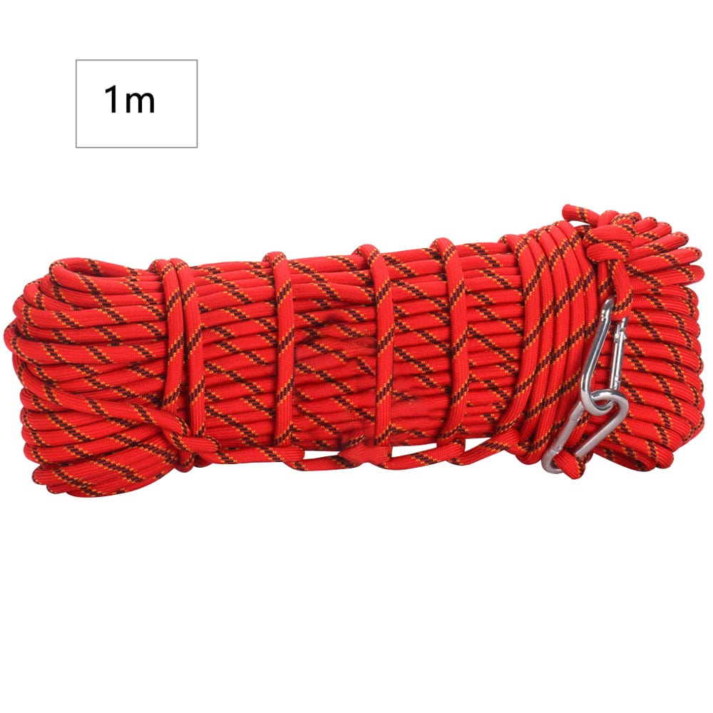 Climbing Rope Anti-Slip Safety Rope Portable Survival Hiking Cord Outdoor Accessory, Blue, 10M