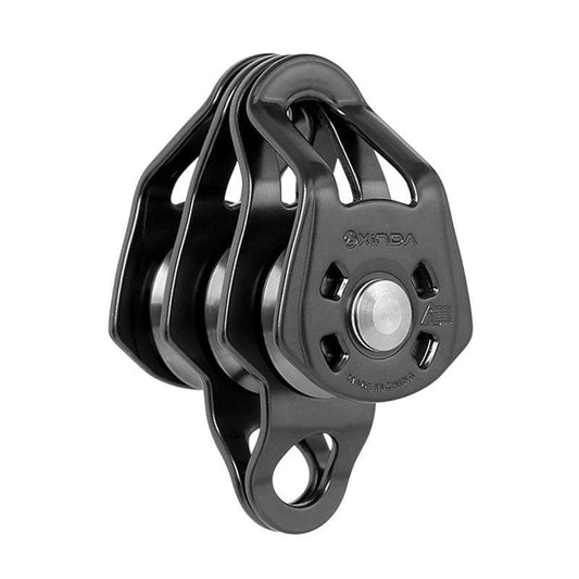 Climbing Rope Pulley for Arborist Mountaineering Zip Line Pulley Red Gray