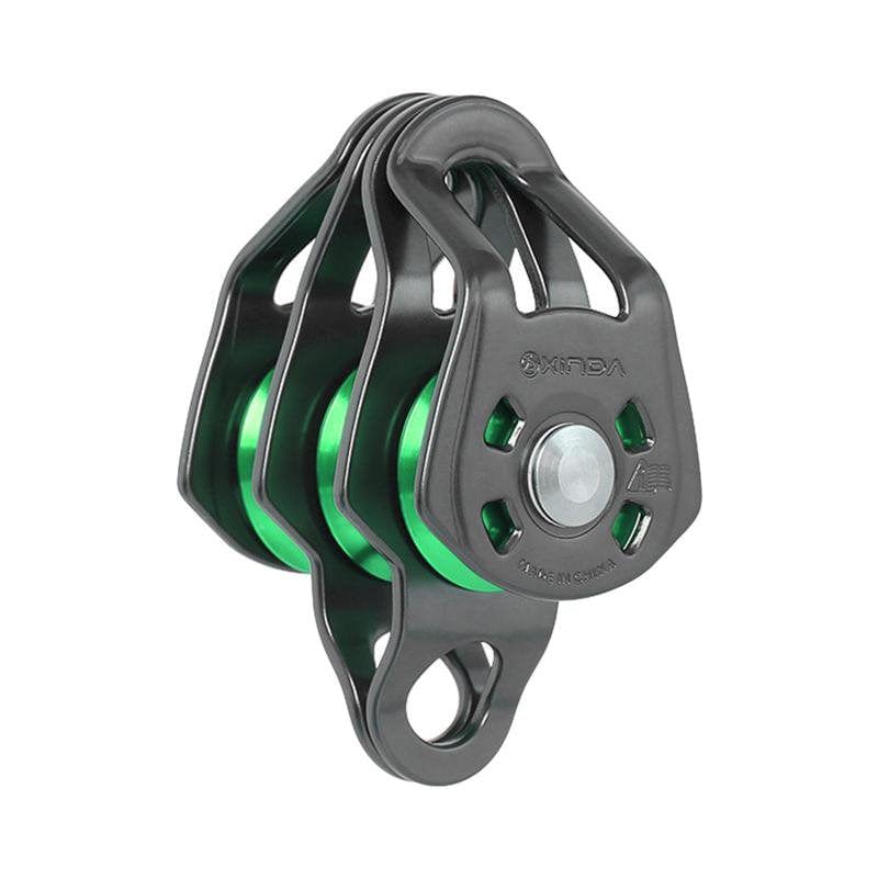 Climbing Rope Pulley for Arborist Mountaineering Zip Line Pulley Red Gray