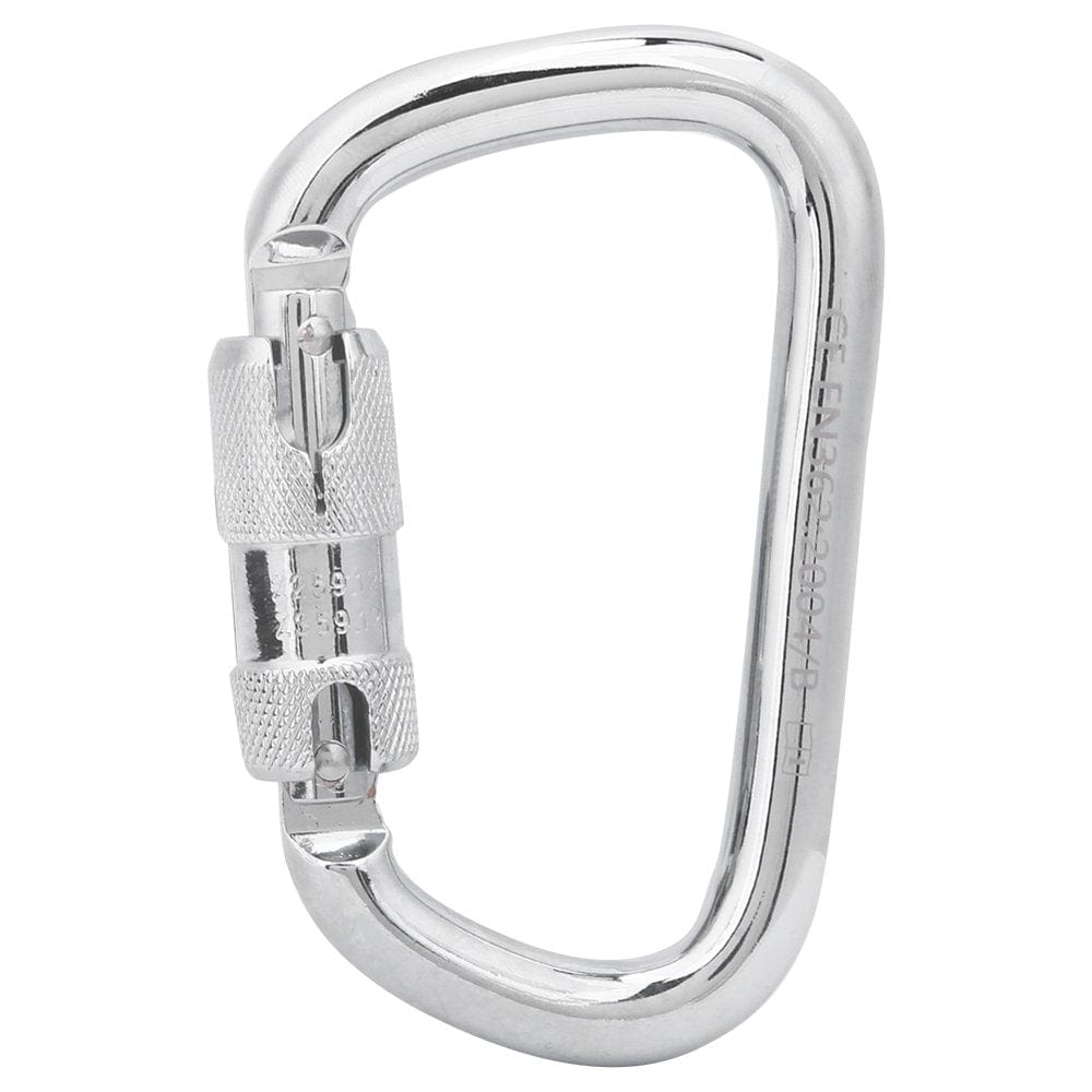 D Lock Carabiner, 40Cr Steel D Carabiner Rotating Design High Hardness for Outdoor Climbing Accessory