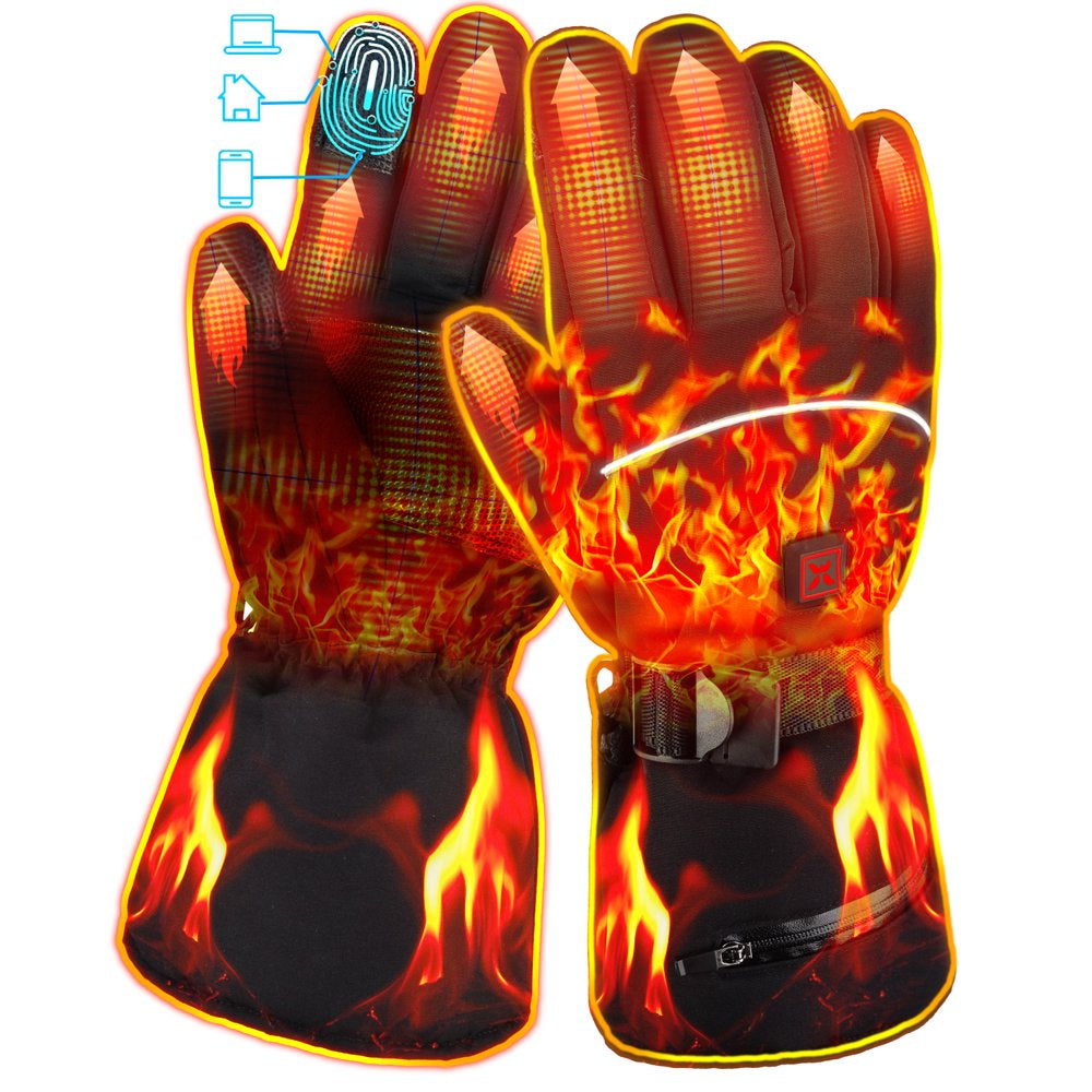 Heated Gloves,Outdoor Indoor Hand Warmer Glove Liners for Climbing Hiking Cycling,Winter Must Have Thermal Heated Gloves-Universal Size