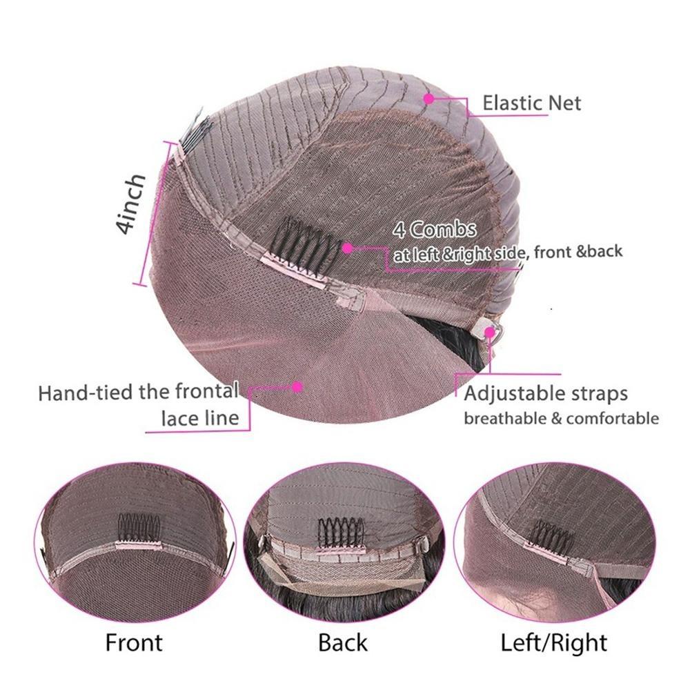 HD Lace Frontal Kinky Curly Human Hair Wigs