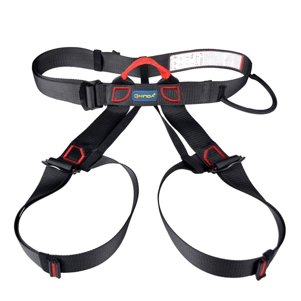 DTOWER Outdoor Safety Belt Climbing Waist Leg Harness Portable Strap Survival Rescue Emergency Mountaineering Aerial Protective