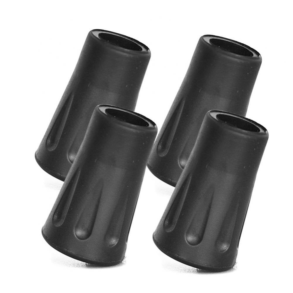 4Pcs/Set Adjustable Replacement Outdoor Trekking Hiking Pole Tip End Walking Stick Cover Protector Climbing Accessory Kit