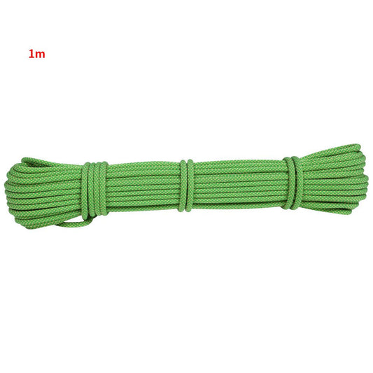 Aoanydony 2.5M Paracord Rock Climbing Rope Accessories Cord 6Mm Diameter 5KN High Green 1M
