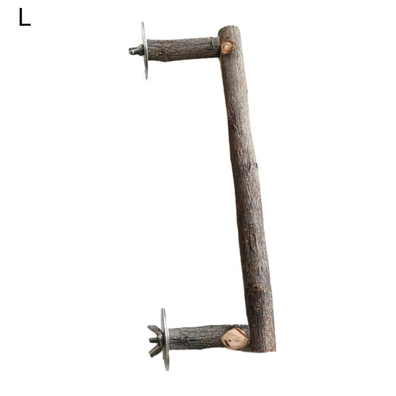 Walbest Bird Perch Stick,Bird Stand Stick U Shape Natural Wood Cage Accessories Parrot Climbing Perches Stands Bird Supplies