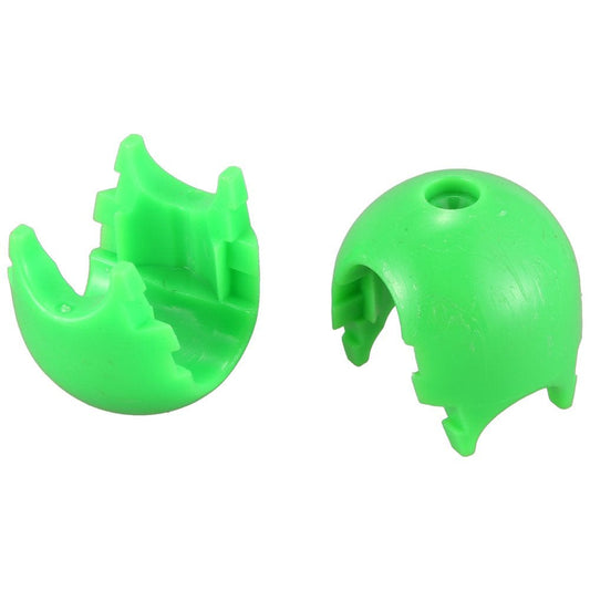 Geieold 10Pcs Climbing Rope Net Plastic Connector Net Buckle Climbing Accessories for Outdoor Amusement Swing Climbing Rope Parts Green