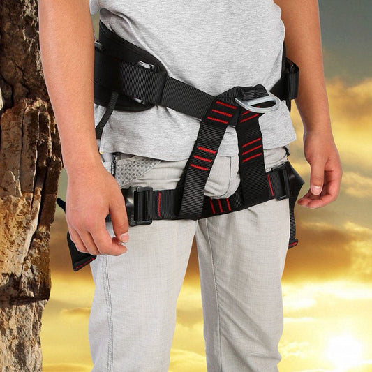 Gupbes Adjustable Outdoor Tree Climbing Rappelling Belt Safety Harness Protective Gear