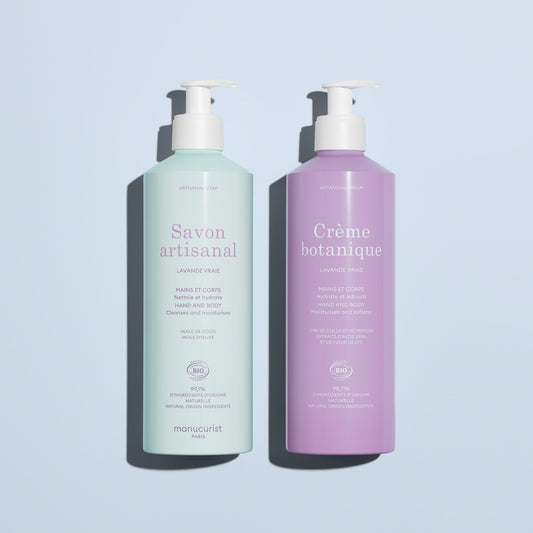 Lavender Botanical Cream & Artisan Soap Duo