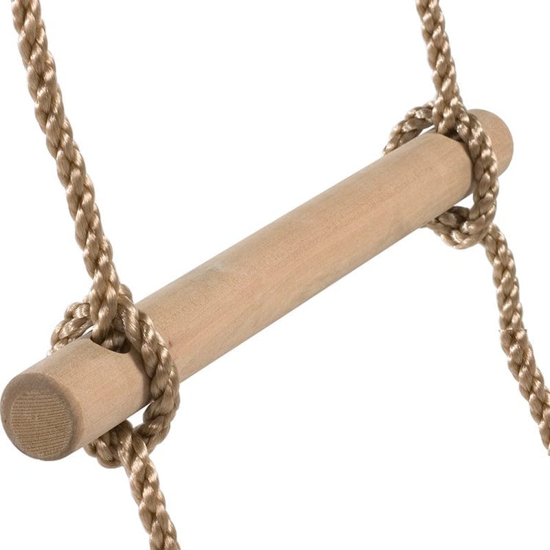 ISOP Outdoor Accessories - Climbing Rope Ladder for Kids 6Ft | Tree Ladder Play Equipment | Slackline with Carabiners| Swing Rope Ladder| Kids Climbing Toys for Swing Yard 2 M