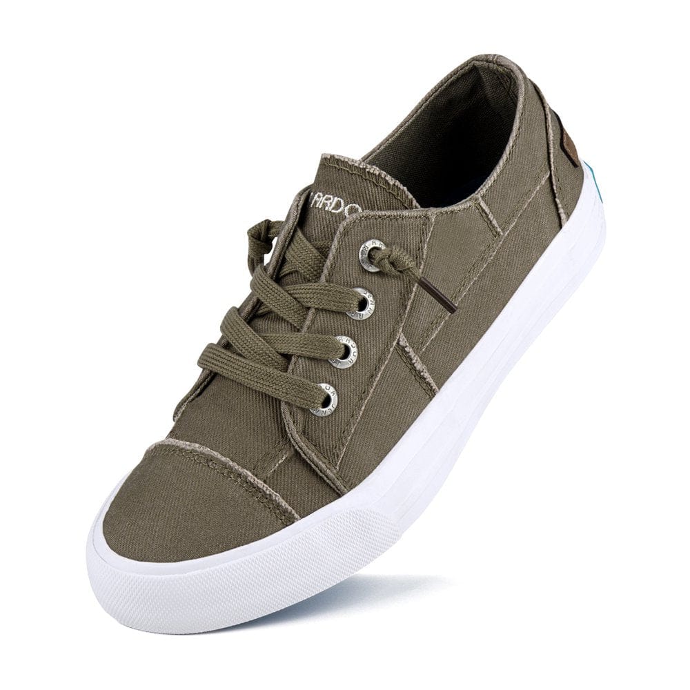 JENN ARDOR Women’S Slip on Shoes Canvas Comfortable Sneakers Walking Flat Lady Shoes Loafers for Walking, Running, Climbing