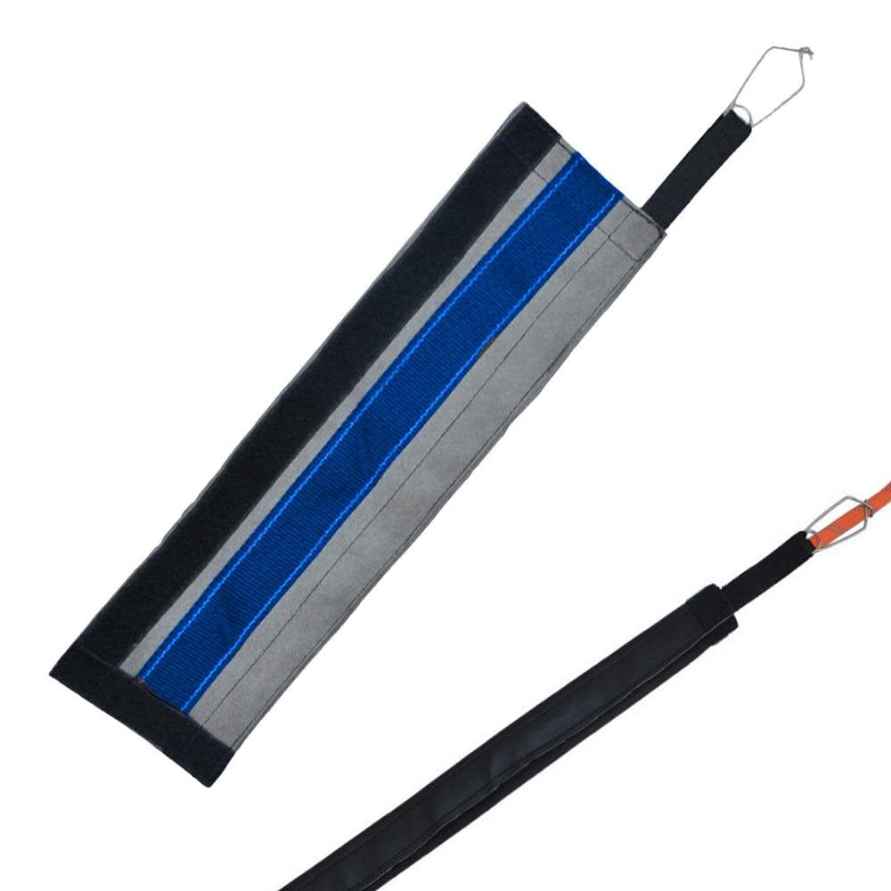 Leking Rope Protector Wear-Resistant Artificial Leather Rope Sleeve Climbing Rope Cover with Fixed Hook Rappelling Abseiling Equipment Rope Guard for Outdoor Climbing Nearby