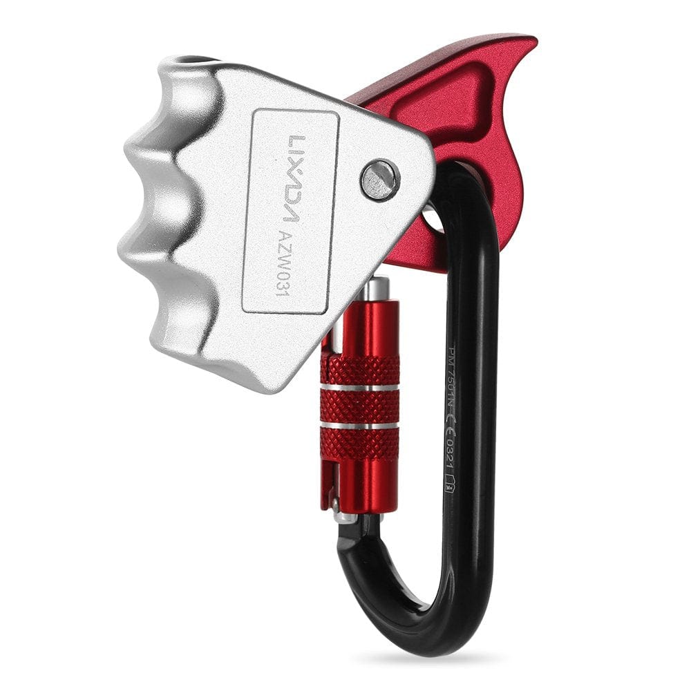 Lixada 15KN Safety Rope Grab 24KN Quick Lock Outdoor Mountain Climbing Outward Bound Training Protection Lanyard Grab