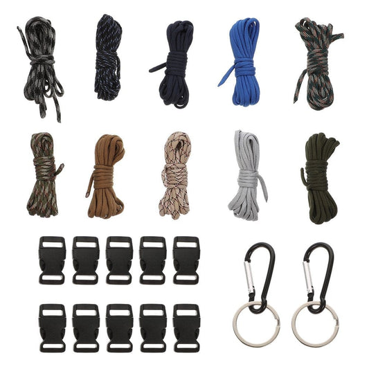 NUOLUX Portable Climbing Ropes High Strength Outdoor Umbrella Ropes (Random Color)