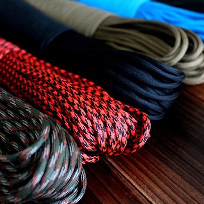 Opolski 31M 7 Strands Cord Lanyard Rope Climbing Camping Survival Equipment