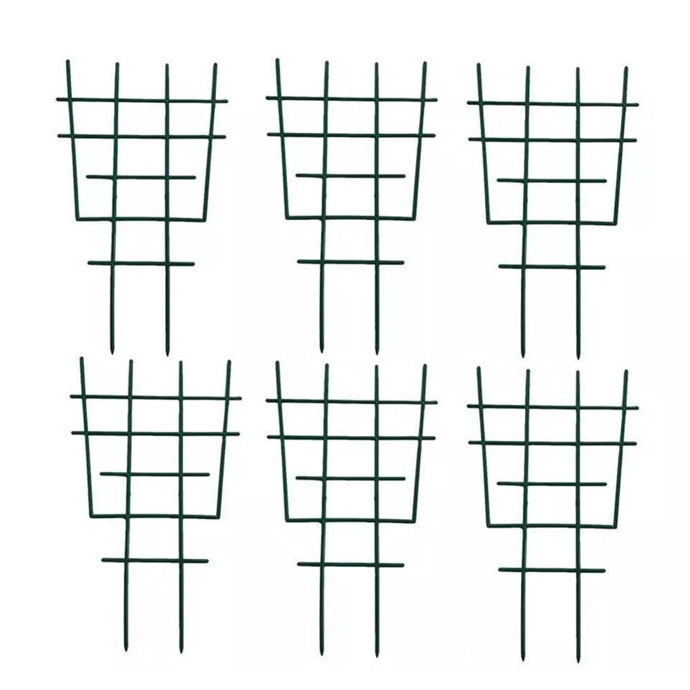 Papaba Plant Support Stands,6Pcs Plant Plastic Support Brackets Climbing Trellis Flower Stands Garden Tool