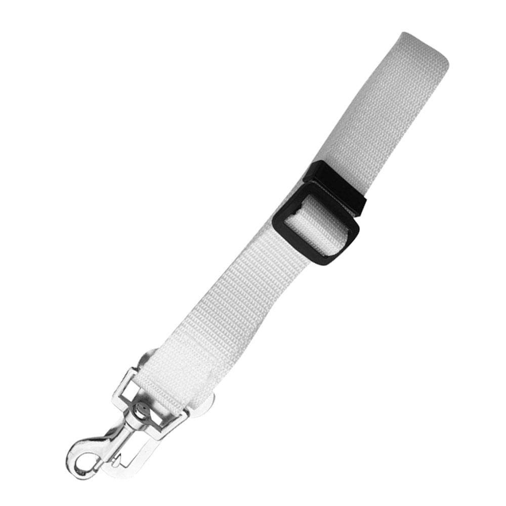 Pet Car Adjustable Belt Restriction Harness Pet Car Travel Strap Leash Vehicle Accessories, White