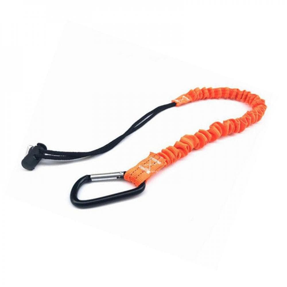 Popvcly Climbing Rope Carabiner Outdoor Retractable Safety Rope Elastic Telescopic Climbing