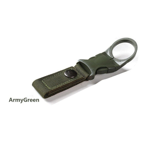 Portable Water Bottle Hanging Buckle Multifunctional Webbing Carabiner Carrying Clip Outdoor Climbing Hiking Accessories