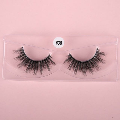 3D Mink Eyelashes Natural Silk Eyelashes: Wholesale
