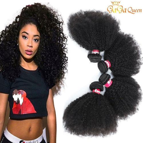 Brazilian Afro Kinky Curly Virgin Hair Bundles