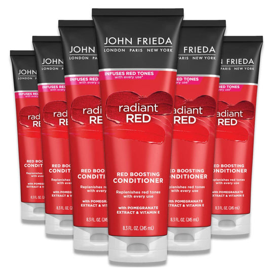 John Frieda - Radiant Red Boosting Conditioner - 8.3 Oz - 6 Pack
