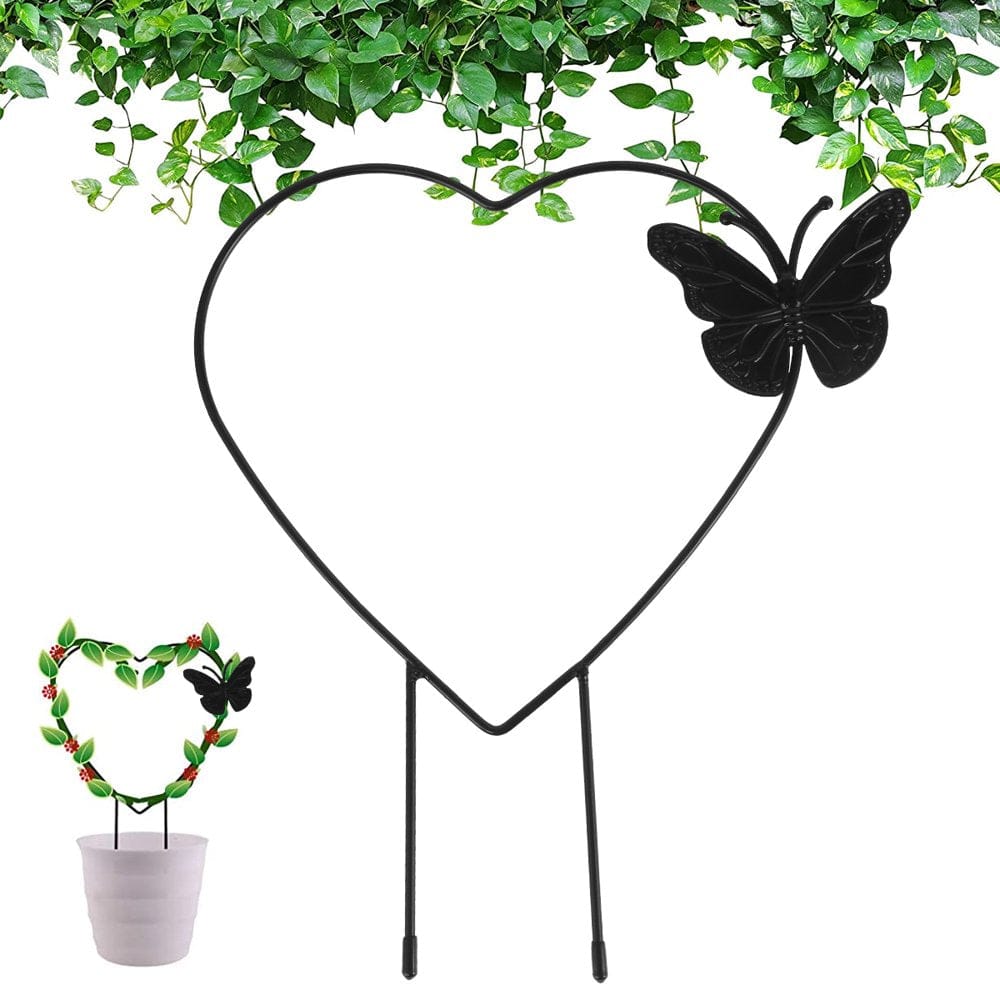 Relax Loe Garden Trellis for Ines and Climbing Plants Mini Plant Climbing Rack Durable Plant Support Frame Garden Tools for Houseplants and Ines,Loe Butterfly 1Pcs