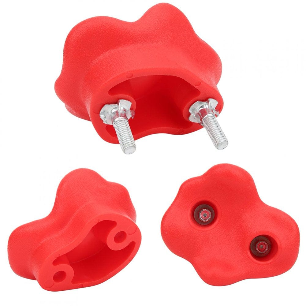 Senjay Rock Climbing Holds, PE 10 Pcs Climbing Holds, for Amusement Equipment Wall Climbing Accessories