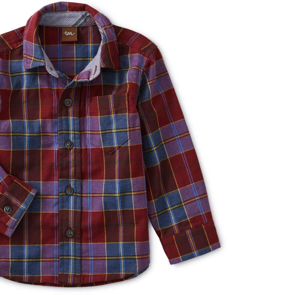 Tea Collection Family Plaid Baby Shirt