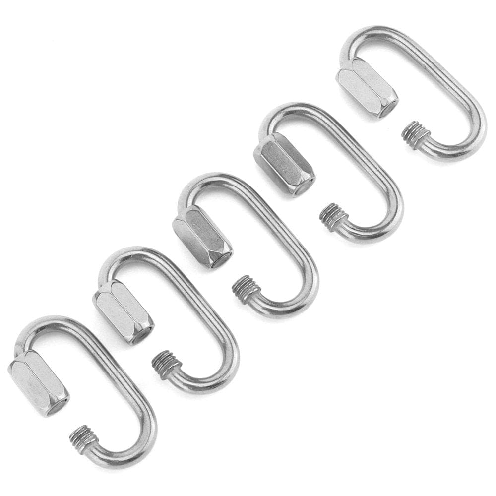 Tebru Climbing Accessories Outdoor Climbing Accessories Carabiner Heavy Duty Stainless Steel Clips Durable Load‑Bearing Safety