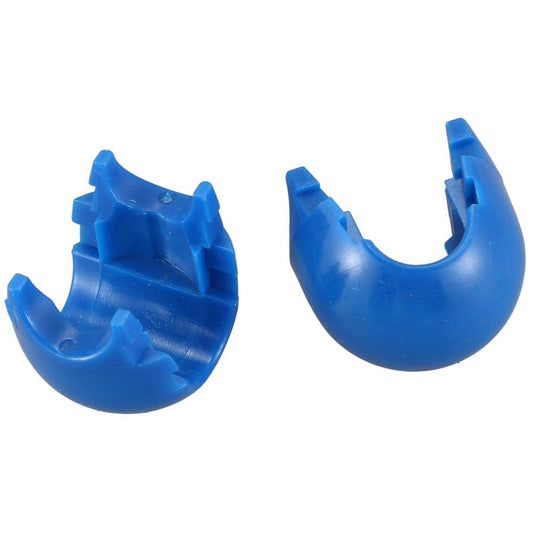 THEEN 10Pcs Climbing Rope Net Plastic Connector Net Buckle Climbing Accessories for Outdoor Amusement Swing Climbing Rope Parts Blue