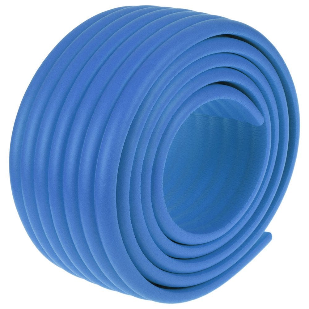 THEEN 2M Baby Child Kids Table Desk Furniture Edge Corner Safety Guard Protection Security Protector Wide Cushion Pad Crash Bar Strip(Blue)