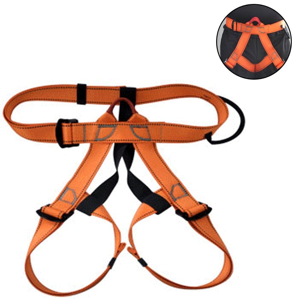 Thicken Climbing Harness, Protect Waist Safety Harness, Wider Half Body Harness for Mountaineering
